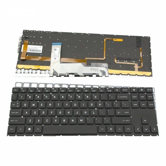 Πληκτρολόγιο HP Omen 15-EN 15-EK Black Without Frame, Backlit Board(RGB) US (Small Enter) - 9Z.NHQTM.001 L98944-001