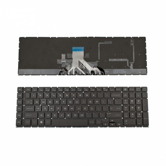Πληκτρολόγιο HP Omen 17CB 17-CB 17-CB1000 X 17-CB0000 Black Without Frame, Backlit Board(RGB) US (Small Enter) - PK132K02B01