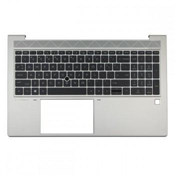 Πληκτρολόγιο HP EliteBook 850 G7 850 G8 855 G7 855 G8 (Palmrest with keyboard) With Silver Frame without Touchpad US (Small Enter) - M07491-001