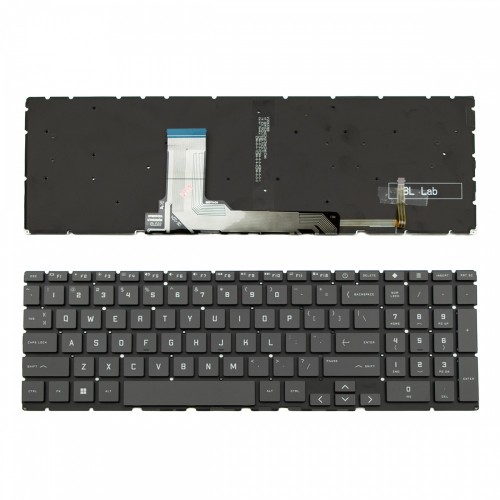 Πληκτρολόγιο HP Victus 15-FA 15-FA0031DX 15-FB 15-FB0015NR 15-FB1013DX Black Without Frame, Backlit US (Small Enter) - LK137ID3C00