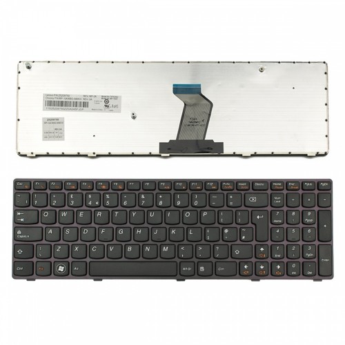 Πληκτρολόγιο Lenovo Ideapad Z570 V570 B570 B570A B570G B575 B580 B590 V570C Dark FRAME BLACK UK - 25-013358 25013385 V-117020FS1-US 25209782 25209723