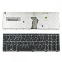 Πληκτρολόγιο Lenovo Ideapad Z570 V570 B570 B570A B570G B575 B580 B590 V570C GRAY FRAME BLACK UK - 25012375 25012720