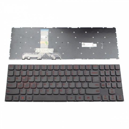 Πληκτρολόγιο Lenovo Legion Y520 Y520-15IKB Y530-15ICH R720 R720-15IKB BLACK WITHOUT FRAME With US (--SMALL ENTER) - SN20H27566 PK131B3A00