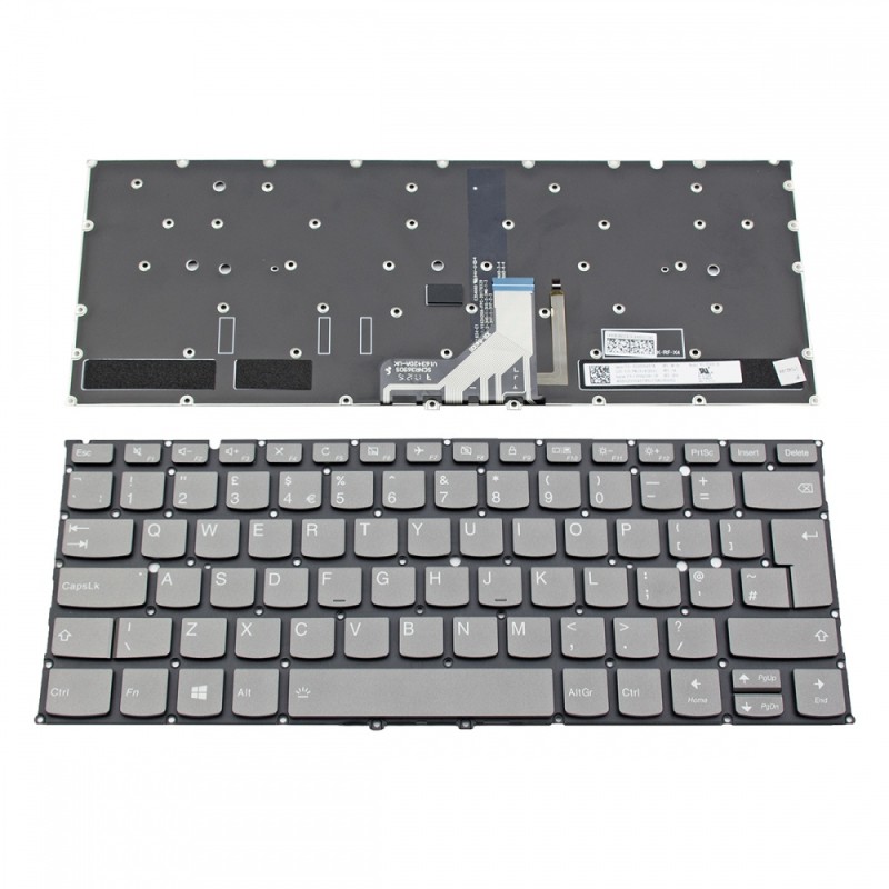 Πληκτρολόγιο Lenovo Yoga 920-13IKB Gray Without Frame With Backlit UK (--Big Enter) - PK1314U2A11 SN20N04578 V163420AK1-UK