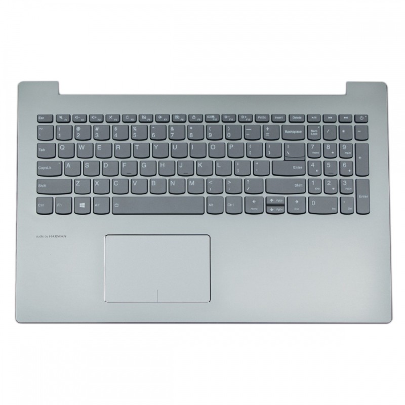 Πληκτρολόγιο Lenovo Ideapad 520-15IKB With Backlit (Palmrest+ keyboard + touchpad) Gray US - 5CB0N98551 FA14K0006X0 AM14K000200