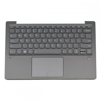Πληκτρολόγιο Lenovo Ideapad 720S-13IKB With Backlit (Palmrest+ keyboard + touchpad + fingerprint ) Gray US - 5CB0P19030 AM149000730