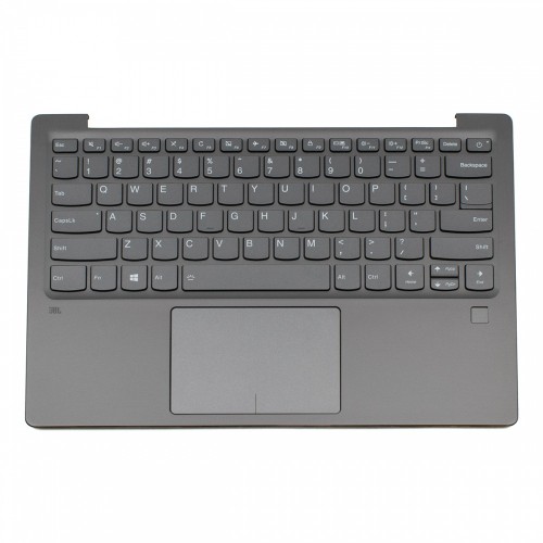 Πληκτρολόγιο Lenovo Ideapad 720S-13IKB With Backlit (Palmrest+ keyboard + touchpad + fingerprint ) Gray US - 5CB0P19030 AM149000730