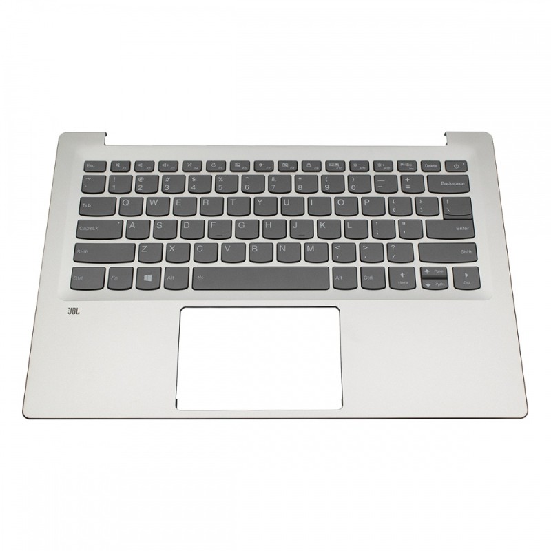 Πληκτρολόγιο Lenovo Ideapad 720S-14IKB With Backlit (Palmrest with keyboard) Silver Small enter - 5CB0N79710 AM1YA000500