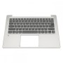 Πληκτρολόγιο Lenovo Ideapad 720S-14IKB With Backlit (Palmrest with keyboard) Silver Small enter - 5CB0N79710 AM1YA000500