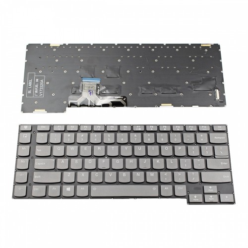 Πληκτρολόγιο Lenovo Legion Y730-15ich Y740-15ich Y740-15irh Gray Without Frame, Backlit RGB (--Small Enter) - SN20Q99670
