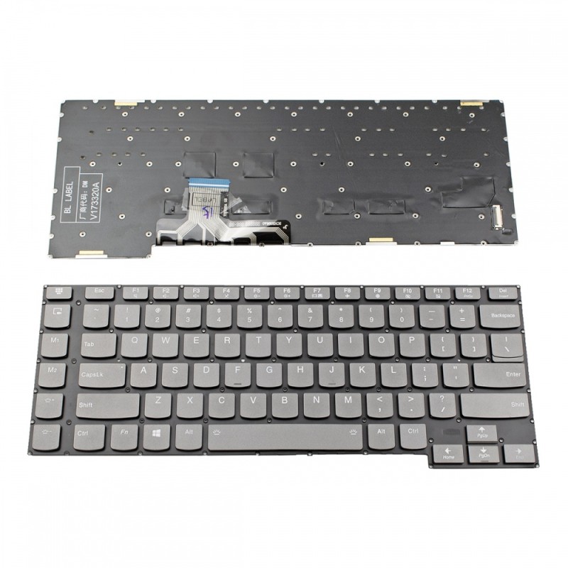 Πληκτρολόγιο Lenovo Legion Y730-15ich Y740-15ich Y740-15irh Gray Without Frame, Backlit RGB (--Small Enter) - SN20Q99670