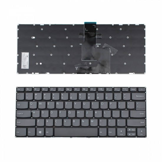 Πληκτρολόγιο Lenovo Ideapad 330-14AST 330-14IGM 330-14IKB Gray Without Frame US (--Small Enter) - SN20M63110 PK1314F2A00 9Z.NDRSN.101 AE08L010 NSK-BZ1SQ