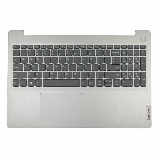 Πληκτρολόγιο Lenovo IdeaPad 3-15IML05 3-15IIL05 (Palmrest with keyboard) Silver With touchpad US (--Small Enter) - SN20N0459116 AP1JV000630