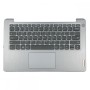 Πληκτρολόγιο Lenovo IdeaPad 3 14ABA07 (Palmrest with keyboard) Silver With touchpad US (--Small Enter) - 5CB1H72704