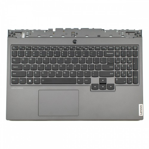 Πληκτρολόγιο Lenovo Legion 5-15IMH05H (Palmrest with keyboard) Dark Gray With touchpad US (--Small Enter) RGB Backlit -  5CB0Z26894