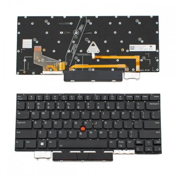 Πληκτρολόγιο Lenovo Thinkpad X1 CARBON 10th Gen 2022 Black Without Frame US (SMALL ENTER) Backlit With Pointing Stick - SN21D05712