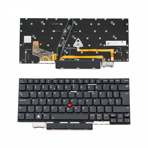 Πληκτρολόγιο Lenovo Thinkpad X1 CARBON 10th Gen 2022 Black Without Frame UK (SMALL ENTER) Backlit With Pointing Stick - SN21D05712
