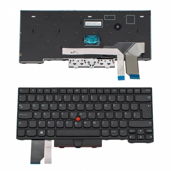 Πληκτρολόγιο Lenovo Thinkpad ThinkPad L14 GEN 2 (type 20X5, 20X6 20X1 20X2) Black With Frame UK (SMALL ENTER) With Pointing Stick - SN20W67532 5N20W67748 PK131H43A10