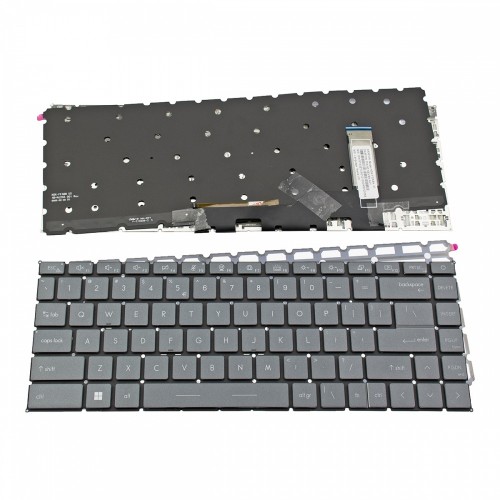 Πληκτρολόγιο MSI GE66 GS66 GP66 Gray Without Frame With BACKLIT Board (White Light) US (--Small Enter) - 9Z.NEVBN.A01