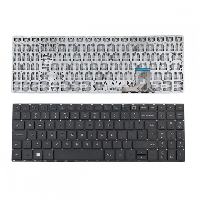 Πληκτρολόγιο Toshiba Dynabook Satellite Pro C50-H-100 C50-H-101 C50-H-102 C50-H-103 C50-H-104 C50-H-105 C50-H-106 C50-H-108 C50-H-109 without Frame Black UI - DOK-V6505H