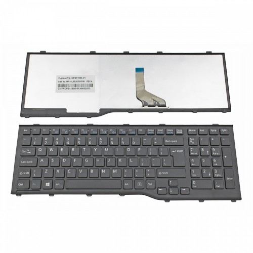 Πληκτρολόγιο Fujitsu Lifebook FUJITSU Lifebook AH532 A532 N532 NH532 BLACK FRAME BLACK UI - CP569151-01 MP-11L63US-D85 CP569154-01 