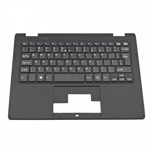 Πληκτρολόγιο Medion Akoya E2215 E2215T (Palmrest with keyboard) Black Frame Black US - YXK2254S ZX-245C-UK