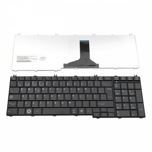 Πληκτρολόγιο Toshiba Satellite C650 C655 C660 C670 C675 L650 L655 L670 L675 Series PO  Black MATT - 9Z.N4WSV.02M, 6037B0047824