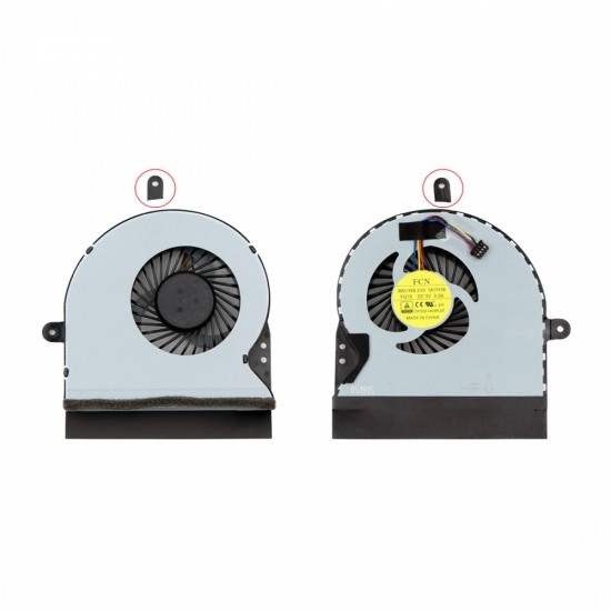 CPU FAN ASUS G751 G751J G751M G751JT G751JY G751JL 5V 0.5A (For GPU Video Fan ) TYPE 1  - DFS561405PL0T