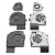 CPU FAN (CPU + GPU + VRAM Fan) ASUS ROG Strix GL703 4 pins (CPU - 12V, 0.4A; GPU - 12V, 0.7A; VRAM Fan - 5V, 0.5A) - DQ5DC87E002 DQ5DC87E001 DQ5D555M037