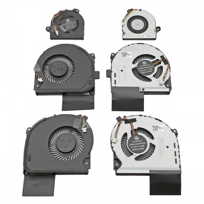 CPU FAN (CPU + GPU + VRAM Fan) ASUS ROG Strix GL703 4 pins (CPU - 12V, 0.4A; GPU - 12V, 0.7A; VRAM Fan - 5V, 0.5A) - DQ5DC87E002 DQ5DC87E001 DQ5D555M037