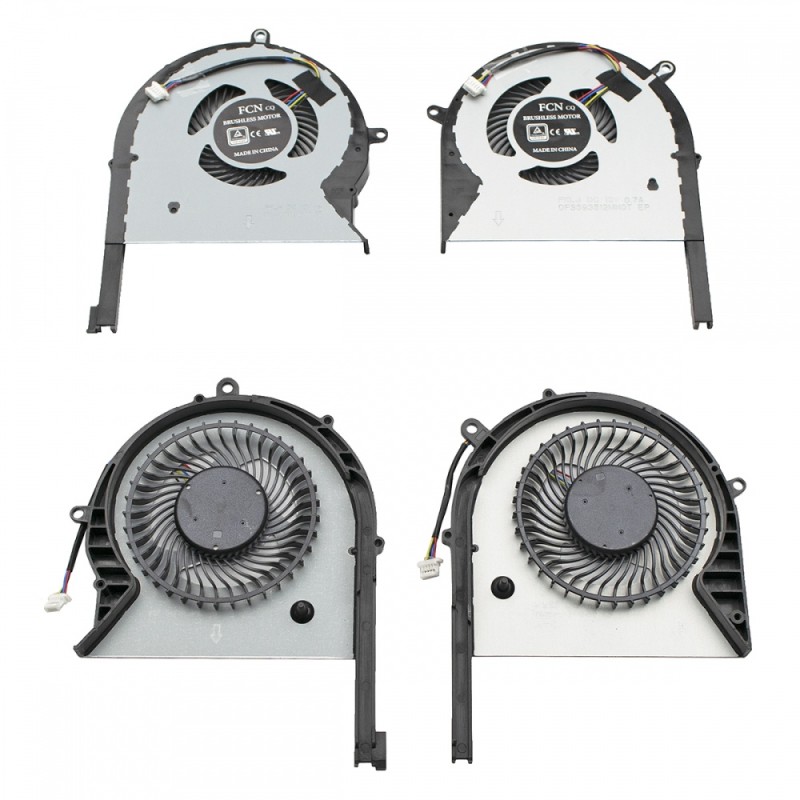 LAPTOP FAN (CPU + GPU) ASUS GL503 GL503GE GL703GE 4pin 12V 0.7A 1.0A - DFS593512MN0T DFS2013121A0T