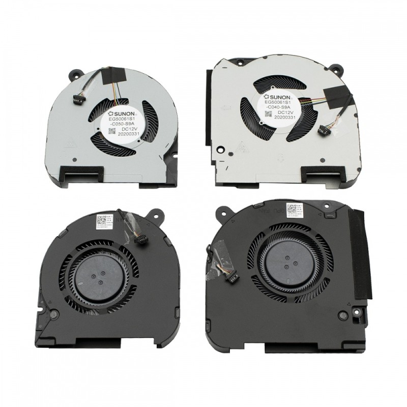 CPU FAN (CPU + GPU) DELL G7 17 7700 4pin 12V - KFDJ9 WMJ4N