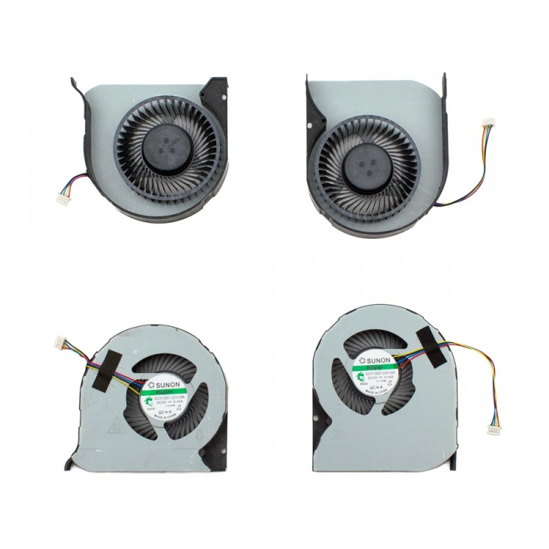CPU FAN (CPU + GPU) DELL Precision 7510 M7510 7520 M7520 4pin 5V 0.44A - EG75150S1-C010-S9A EG75150S1-C020-S9A 044PG6 0XNTR8