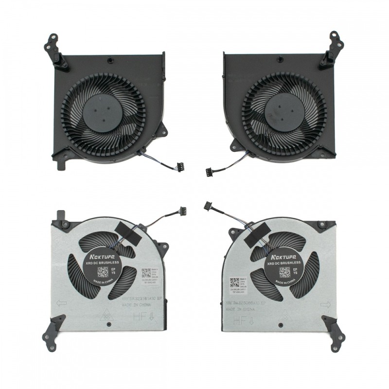 CPU FAN (CPU + GPU) Lenovo Legion Y550-15 Y7000P-2020 R7000P-2020 4pin 5V 0.5A  - DFS5M325063B1C DFS5K323161A1C