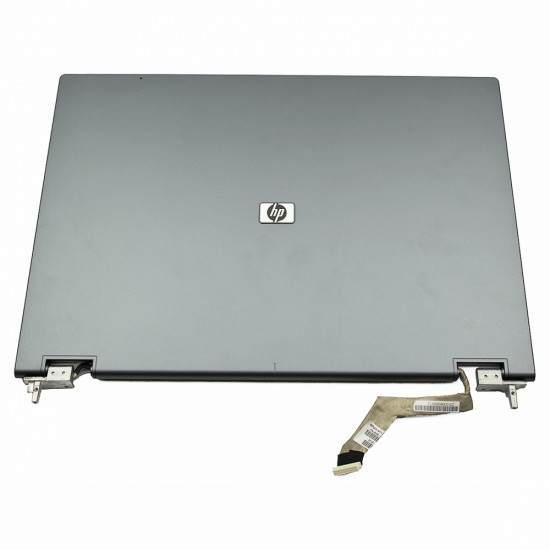 HP Compaq 8710p 8710w KIT (Πίσω Καπάκι Οθόνης LCD Back Cover + Μπροστά Καπάκι Οθόνης LCD Screen Bezel + Καλωδιοταινία Οθόνης LCD Cable + Hinges) Black - 450572-001 450581-001 DC02000CG00AP00X000600