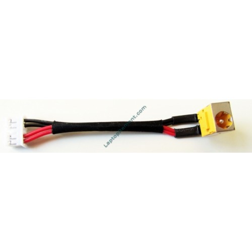 Βύσμα Τροφοδοσίας DC Power Jack PJ121 1.65mm Acer Extensa 5610 5620 7620 With cable (using PJ047)
