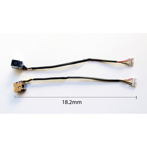 Βύσμα Τροφοδοσίας DC Power Jack PJ153 HP DV6 Series With Cable 6 pins