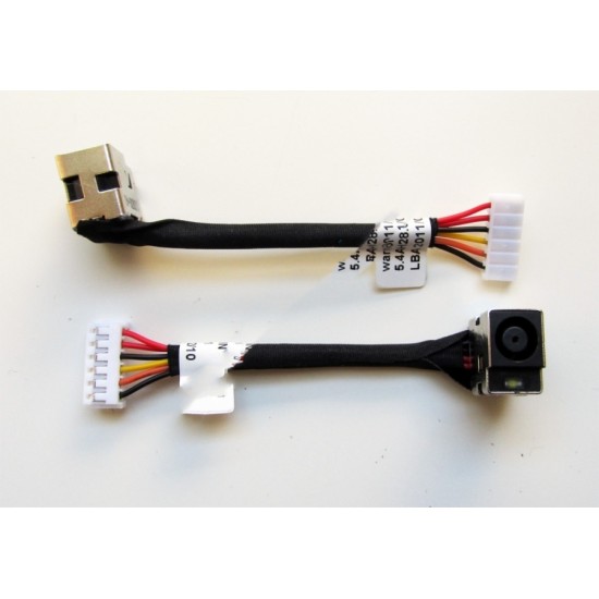 Βύσμα Τροφοδοσίας DC Power Jack PJ156 7.5x0.7x5.0mm - HP Compaq CQ50 CQ60 CQ510 CQ511 With cable - 5.4AH28.001