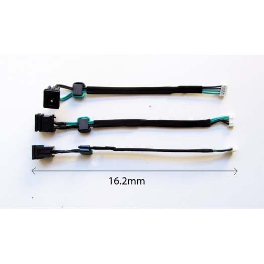 Βύσμα Τροφοδοσίας DC Power Jack PJ067 2.5mm center pin - Toshiba Satellite C650 L505 L505D With cable (PJ076)