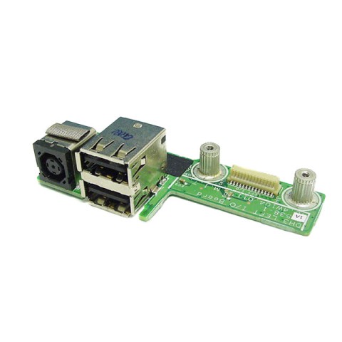 DC Jack USB Board DELL XPS M1530 PULLED - 48.4W104.011 (Octagonal)