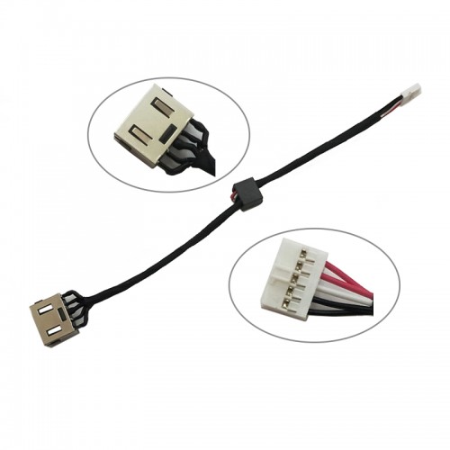Βύσμα Τροφοδοσίας DC Power Jack Lenovo PJ718 G50-30 G50-40 G50-45 G50-50 G50-70 Z50-70 Z50-75 Square Tip with cable (16 cm) (J185* J187*) - DC30100LD00