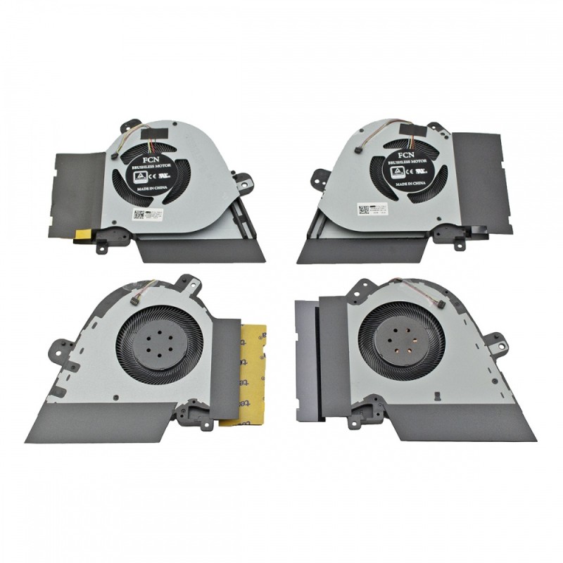 Ανεμιστηράκι Laptop CPU FAN (CPU + GPU) ASUS ROG Zephyrus GX502GW GX502LWS GX502LXS 4pin 12V 1A - 13NR02U0T02011 13NR02U0T03011