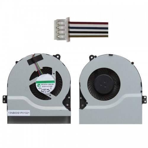 Ανεμιστηράκι Laptop CPU FAN ASUS K56CA (For single heatsink copper cooling pipe) TYPE1 X450 X450CA X550 X550V X550C X550VC (πάχος 8mm) - MF75070V1-C090-S9A 13NB00S1P01021 Ανεμιστηράκι Laptop CPU FAN ASUS K56CA (For single heatsink copper cooling pipe) TYPE1 X450 X450CA X550 X550V X550C X550VC (πάχος 8mm) - MF75070V1-C090-S9A 13NB00S1P01021