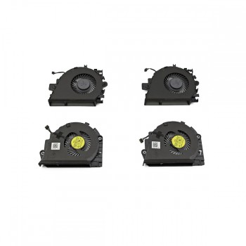 Ανεμιστηράκι Laptop CPU FAN (Left + Right) HP ZBook 15 G3 4 pin 5V 0.5A - 848252-001 DC28000GXF0 DC28000GVF0