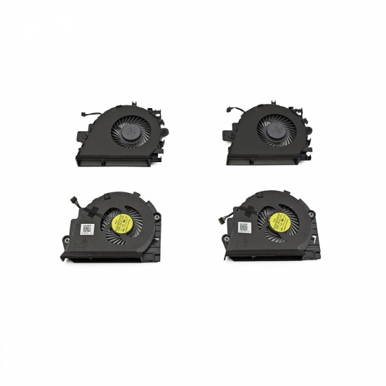 Ανεμιστηράκι Laptop CPU FAN (Left + Right) HP ZBook 15 G3 4 pin 5V 0.5A - 848252-001 DC28000GXF0 DC28000GVF0