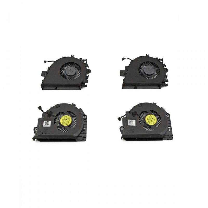 Ανεμιστηράκι Laptop CPU FAN (Left + Right) HP ZBook 15 G3 4 pin 5V 0.5A - 848252-001 DC28000GXF0 DC28000GVF0