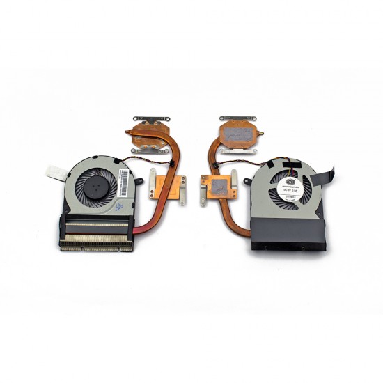 Ανεμιστηράκι Laptop CPU FAN + HEATSINK Toshiba Satellite C70-C C75-C 4pin  5V 0.5A(For Discrete video) - H000081480 13N0-DQA0K03