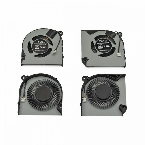 Ανεμιστηράκι Laptop CPU FAN (Left + Right) Acer Nitro AN517-51 AN715-51 4 pin 5v 0.5A - DFS561405PL0T DFS531005PL0T