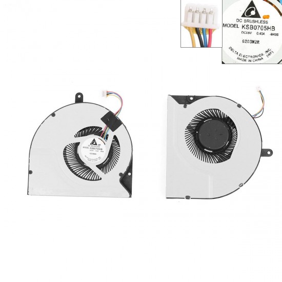 Ανεμιστηράκι Laptop CPU FAN ASUS N56 N56DP N56VW N56VM N56VZ N56DY - KSB0705HB
