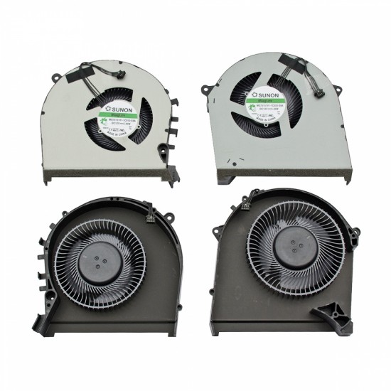 Ανεμιστηράκι Laptop CPU FAN (CPU + GPU) HP Omen 17-CB 4 pin 12V 0.45A (πάχος  15.5mm ) - MG75151V1-1C010-S9A MG75151V1-1C020-S9A